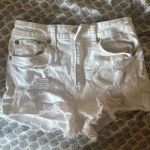 White Aeropostale Jean shorts